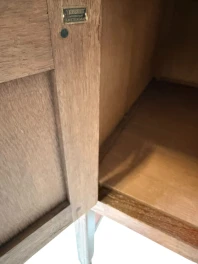 Arts & Crafts Cupboard by Jac. van den Bosch for 't Binnenhuis, 1900s